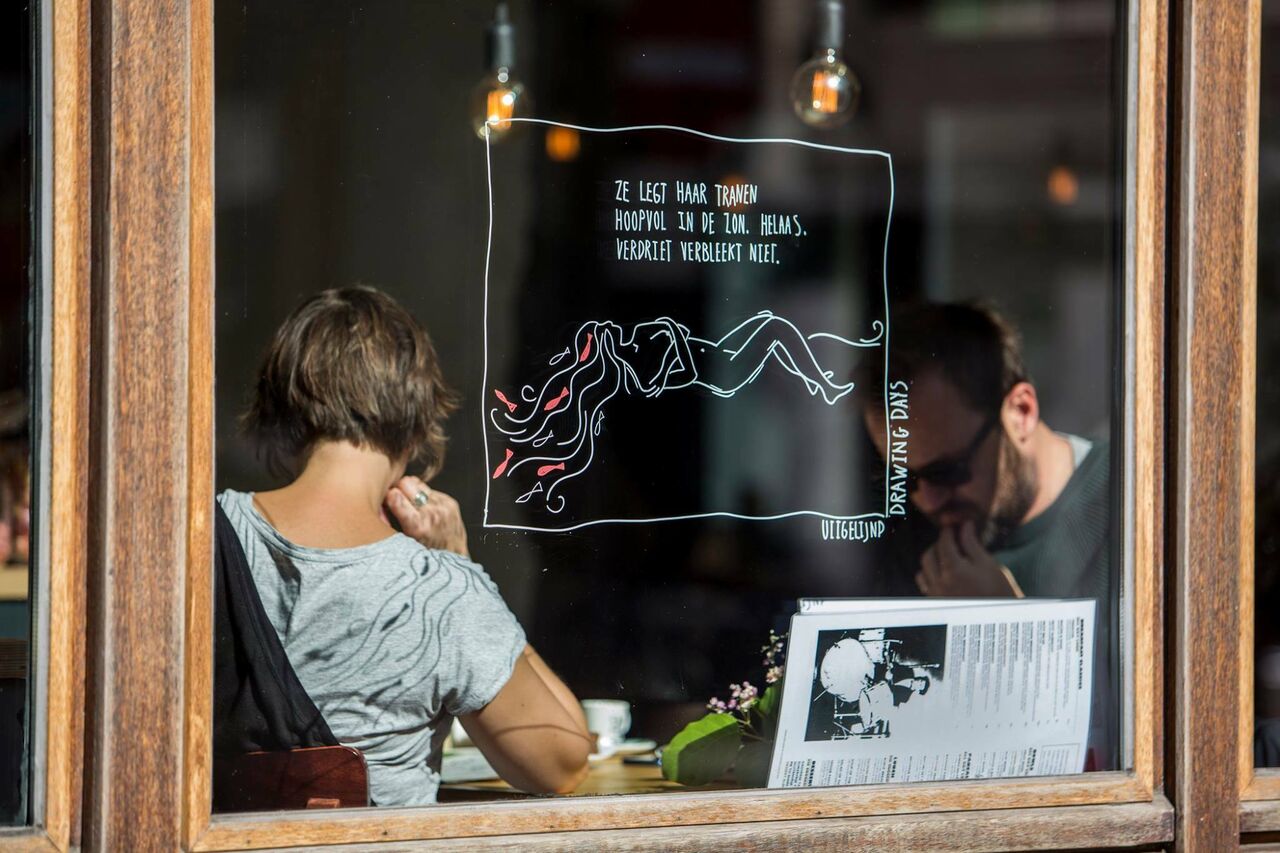 Drawing Days Oostende 2018 Window Walk 2 C Evenbeeld